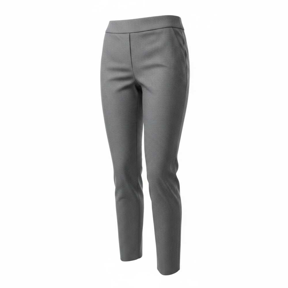 Chico's Perfect Stretch Pull-On Tapered Dress Pants Gray